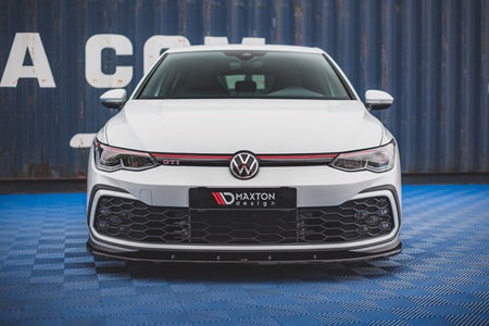 Maxton Front Splitter Volkswagen Golf 8 Gti - Gloss Black