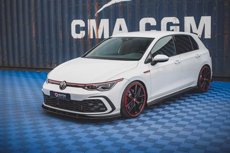Maxton Front Splitter Volkswagen Golf 8 Gti - Gloss Black