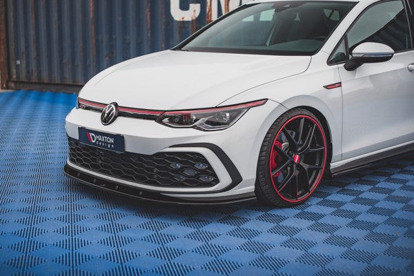 Maxton Front Splitter Volkswagen Golf 8 Gti - Gloss Black