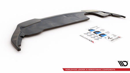 Maxton Central Rear Splitter Peugeot 308 Gt Mk2 Facelift - Gloss Black