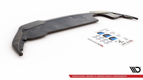 Maxton Central Rear Splitter Peugeot 308 Gt Mk2 Facelift - Gloss Black
