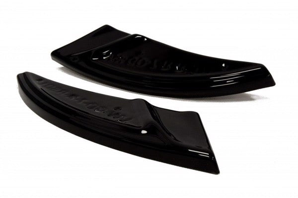 Maxton Rear Side Splitters V.1 VW Golf 7 R / R-Line  - Gloss Black