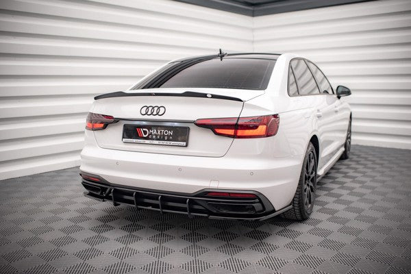 Maxton Street Pro Rear Diffuser Audi A4 B9 Facelift - Black