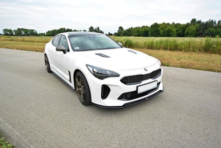 Maxton Front Splitter V.2 Kia Stinger Gt - Gloss Black