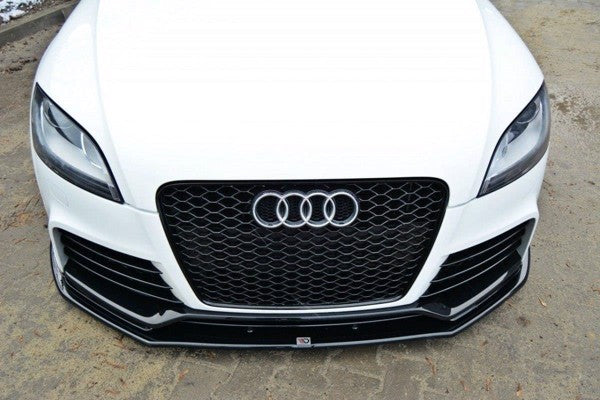 Maxton Front Splitter V.1 Audi TT RS 8J - Gloss Black