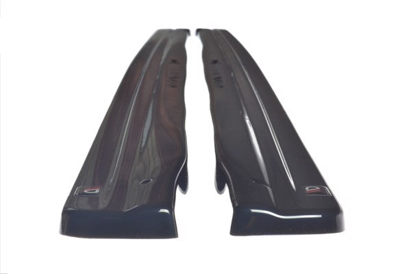 Maxton Side Skirts Diffusers Audi RS4 B9  - Gloss Black
