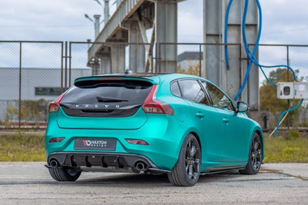 Maxton Rear Valance Volvo V40 R-Design - Gloss Black