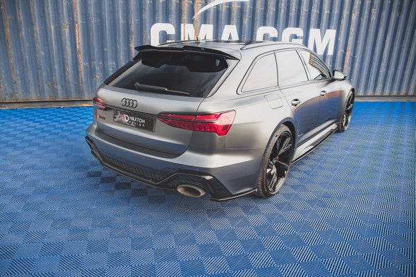 Maxton Rear Side Splitters V.1 Audi RS6 C8 / RS7 C8 - Gloss Black