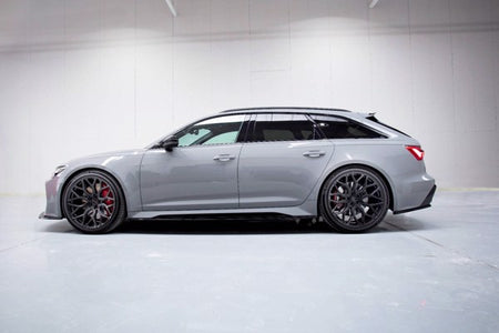 Maxton Rear Side Splitters V.1 Audi RS6 C8 / RS7 C8 - Gloss Black