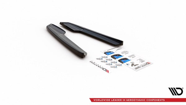 Maxton Rear Side Splitters V.1 Audi RS6 C8 / RS7 C8 - Gloss Black