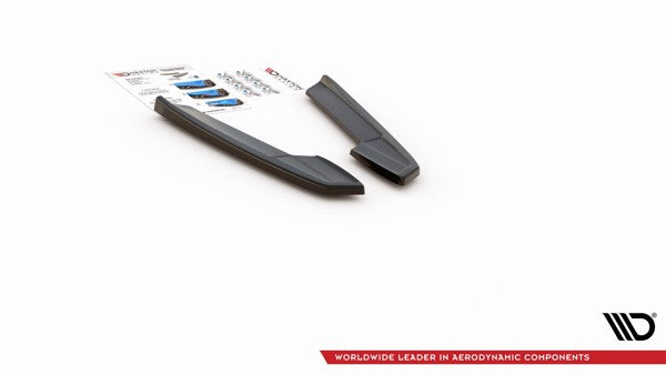 Maxton Rear Side Splitters V.1 Audi RS6 C8 / RS7 C8 - Gloss Black