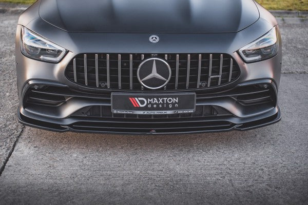 Maxton Front Splitter V.1 Mercedes-Amg Gt 53 4-Door Coupe - Gloss Black