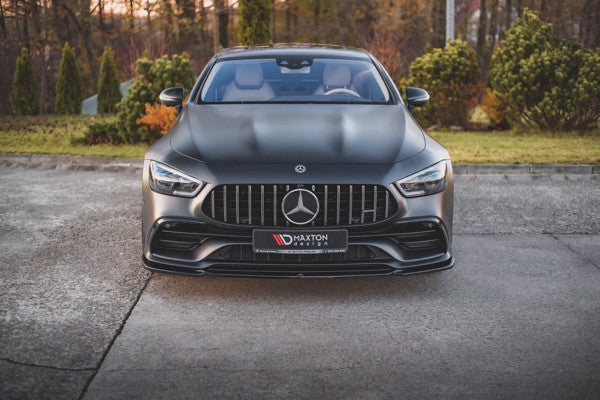 Maxton Front Splitter V.1 Mercedes-Amg Gt 53 4-Door Coupe - Gloss Black