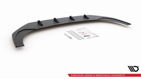 Maxton Racing Durability Front Splitter Volkswagen Golf 8 Gti Clubsport - Black