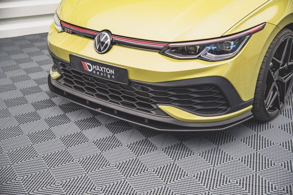 Maxton Racing Durability Front Splitter Volkswagen Golf 8 Gti Clubsport - Black