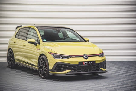 Maxton Racing Durability Front Splitter Volkswagen Golf 8 Gti Clubsport - Black