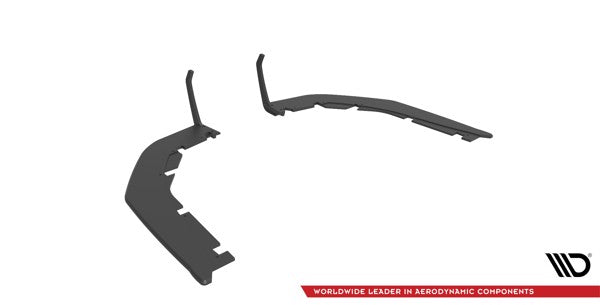 Maxton Street Pro Rear Side Splitters BMW M3 G80 - Black