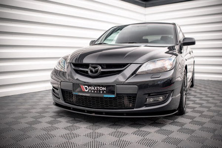Maxton Street Pro Front Splitter Mazda 3 Mps Mk1 - Black