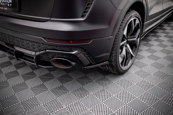 Maxton Rear Side Splitters Audi RSQ8 Mk1 - Gloss Black