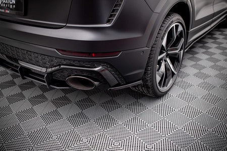 Maxton Rear Side Splitters Audi RSQ8 Mk1 - Gloss Black