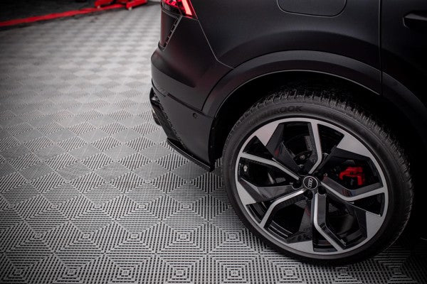 Maxton Rear Side Splitters Audi RSQ8 Mk1 - Gloss Black