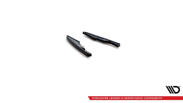Maxton Rear Side Splitters Audi RSQ8 Mk1 - Gloss Black