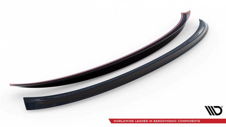 Maxton 3D Spoiler Cap V.2 BMW X6 M-Pack F16 - Gloss Black