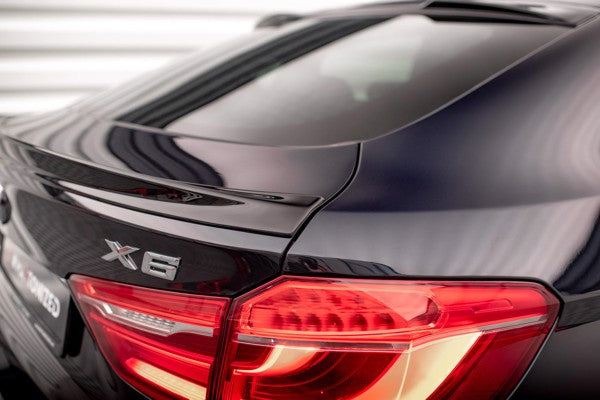 Maxton 3D Spoiler Cap V.2 BMW X6 M-Pack F16 - Gloss Black