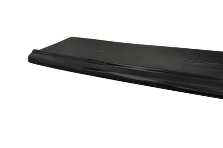 Maxton Central Rear Splitter Audi A6 C7 Avant S-Line Facelift - Gloss Black