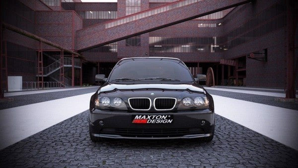 Maxton Front Splitter BMW 3 E46 Saloon Facelift Model - Gloss Black