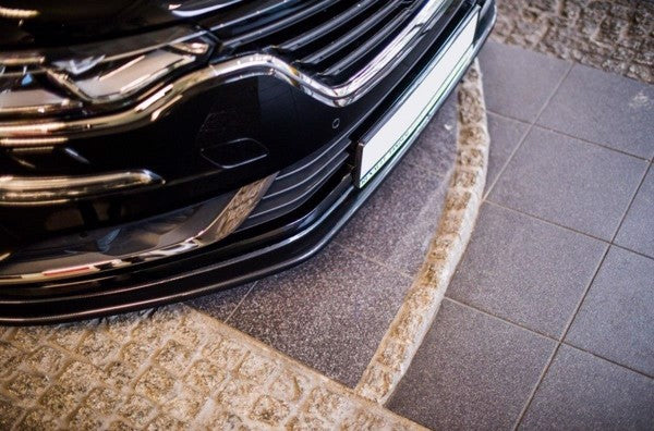Maxton Front Splitter Renault Talisman V.1 - Gloss Black
