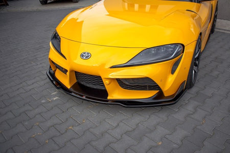 Maxton Front Splitter V.2 Toyota Supra Mk5 - Gloss Black