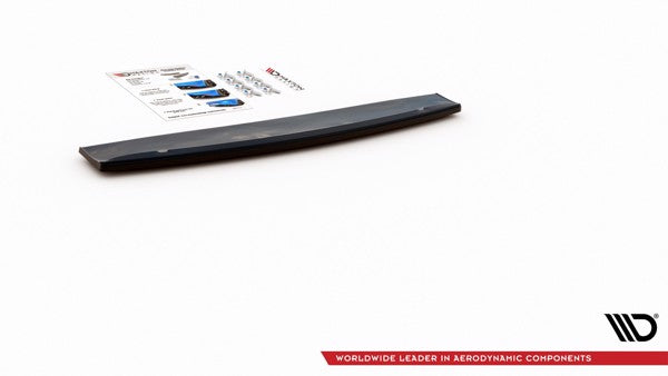 Maxton Central Rear Splitter Audi S7 C8 - Gloss Black