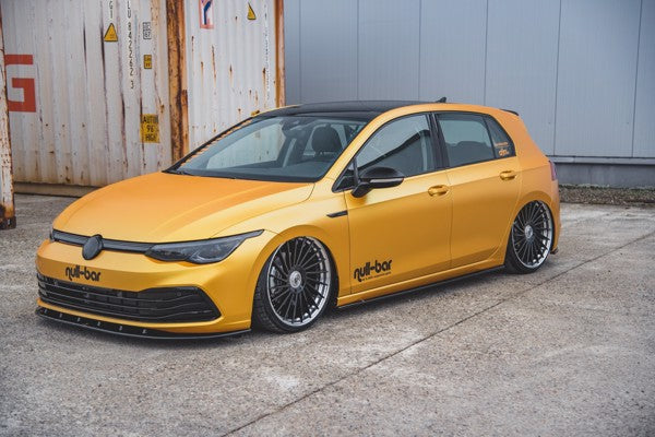 Maxton Side Skirts Diffusers V.1 VW Golf 8 - Gloss Black