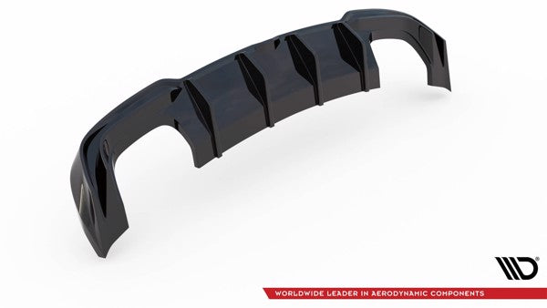 Maxton Rear Valance Audi S3 Sedan 8V Facelift - Gloss Black