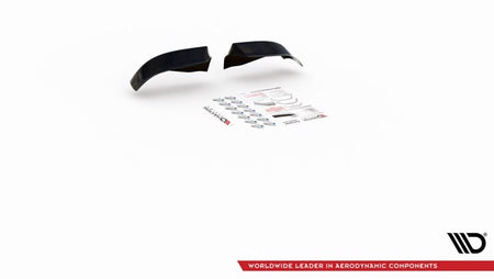Maxton Front Side Splitters + Front Splitter Set  BMW M5 E39 - Gloss Black