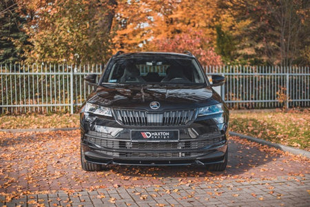 Maxton Front Splitter Skoda Karoq Sportline - Gloss Black