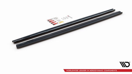 Maxton Side Skirts Diffusers Citroen DS4 - Gloss Black