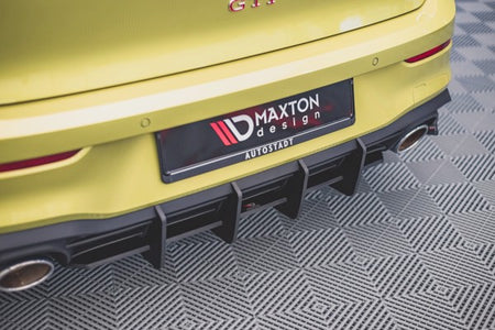 Maxton Racing Durability Rear Diffuser V.2 Volkswagen Golf 8 Gti  Clubsport - Black