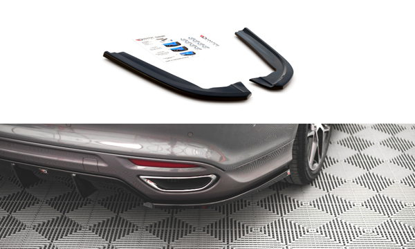 Maxton Rear Side Splitters V.2 Ford Mondeo St-Line Mk5 Facelift - Gloss Black
