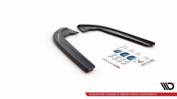 Maxton Rear Side Splitters V.2 Ford Mondeo St-Line Mk5 Facelift - Gloss Black
