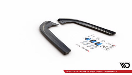 Maxton Rear Side Splitters V.2 Ford Mondeo St-Line Mk5 Facelift - Gloss Black