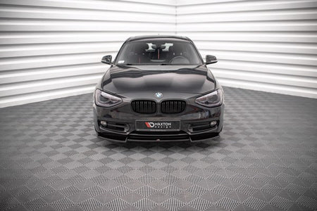 Maxton Front Splitter V.2 BMW 1 F20 - Gloss Black