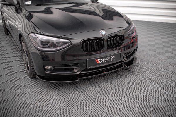 Maxton Front Splitter V.2 BMW 1 F20 - Gloss Black