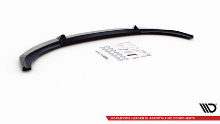 Maxton Front Splitter V.2 BMW 1 F20 - Gloss Black