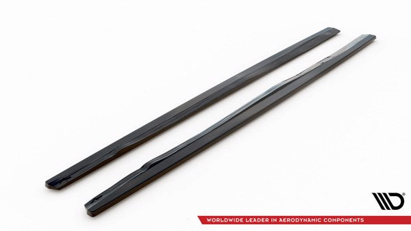 Maxton Side Skirts Diffusers Volvo C70 Mk1 - Gloss Black