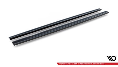 Maxton Side Skirts Diffusers Seat Leon Mk2 Cupra / Fr (Facelift) - Gloss Black