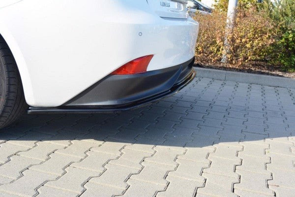 Maxton Central Rear Splitter Lexus Is Mk3 H (Without Vertical Bars) - Gloss Black