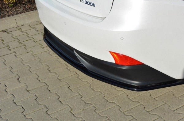 Maxton Central Rear Splitter Lexus Is Mk3 H (Without Vertical Bars) - Gloss Black