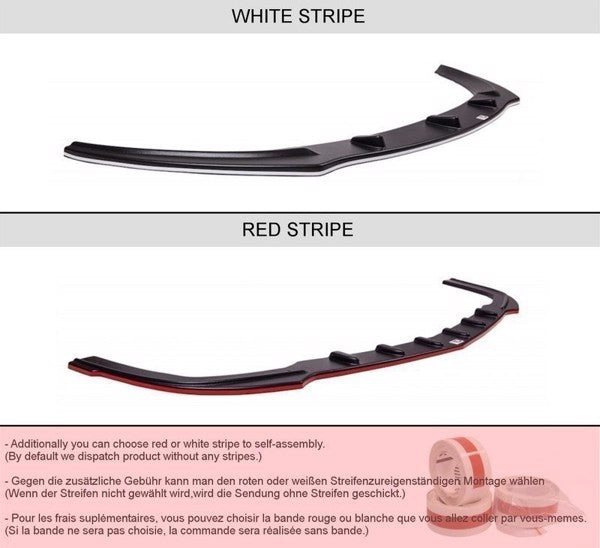 Maxton Rear Side Splitters Citroen DS5 Facelift - Gloss Black